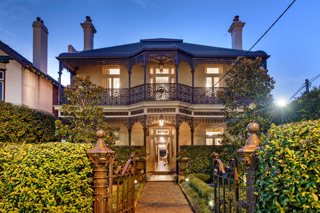 The landmark 1897-built residence for Soul Pattinsons chemist founder Lewy Pattinson has set a Balmain record of $7.5 million. Photo: Supplied