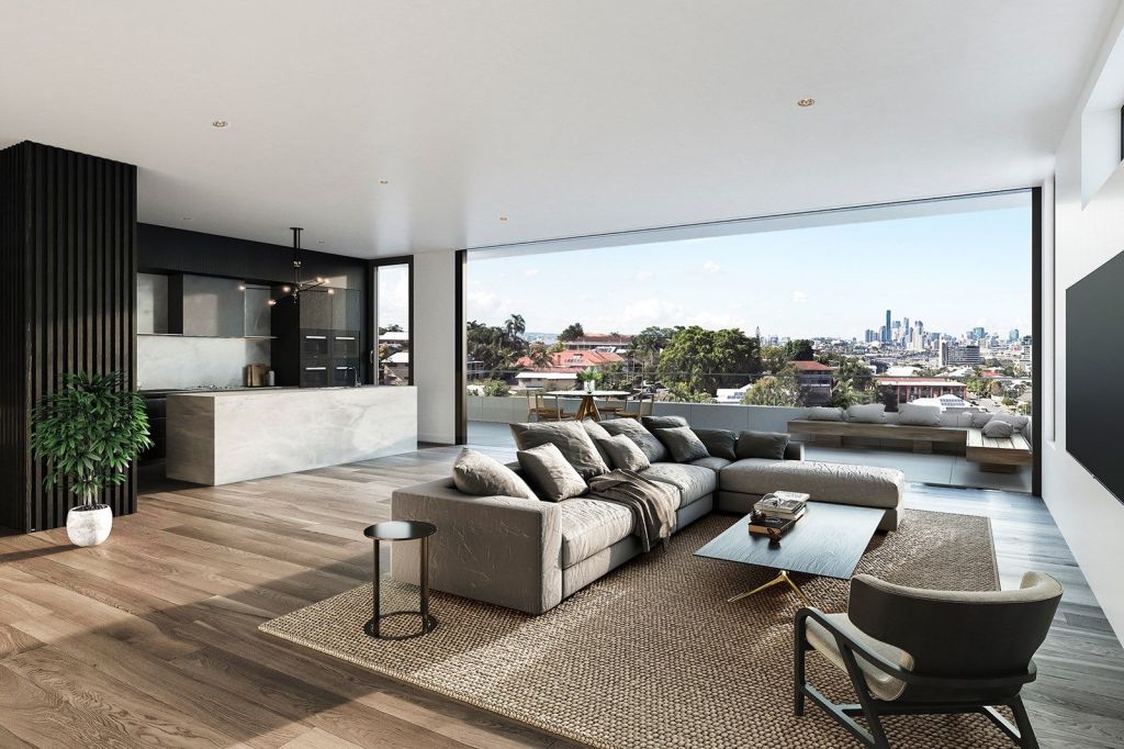 Beautiful interiors at Vue Residences, Clayfield. Photo: Shaw Property Group Ascot.