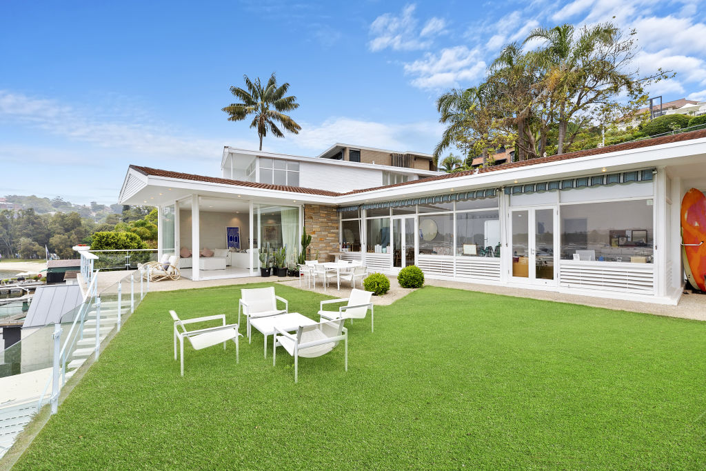The marketing says the four-bedroom house was designed by the late modernist architect Hugh Buhrich. Photo: Supplied