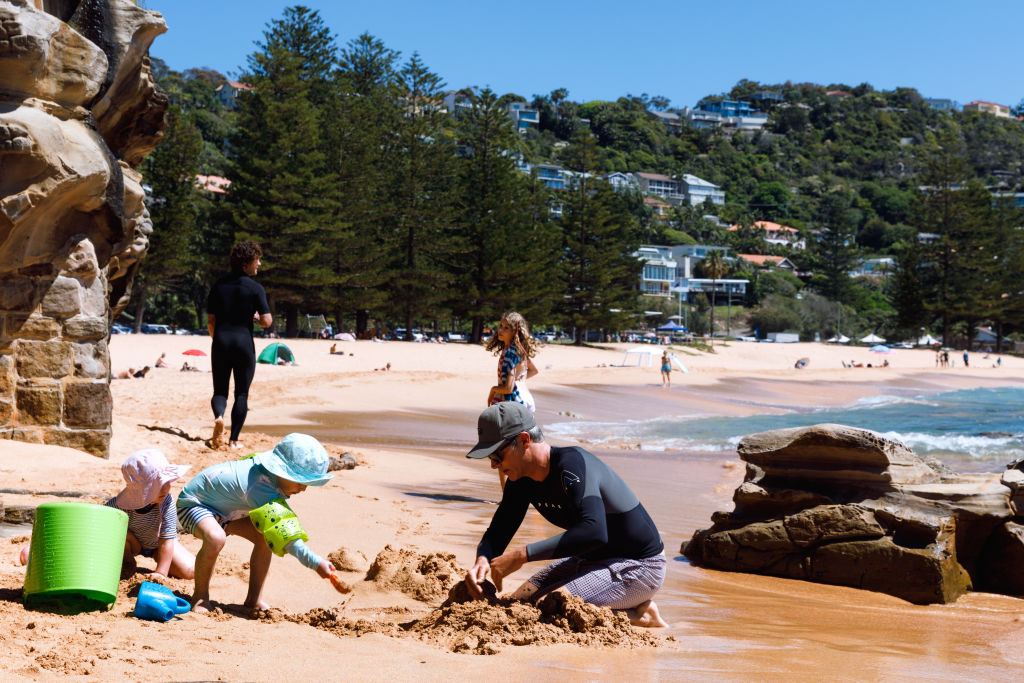 The suburb has one of the most idyllic beaches in Sydney. Photo: Steven Woodburn Photo: Steven Woodburn