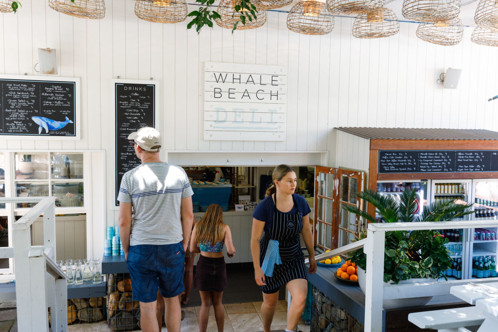 Whale Beach Deli is one of the suburb's eateries that offers patrons sweeping water views. Photo: Steven Woodburn Photo: Steven Woodburn