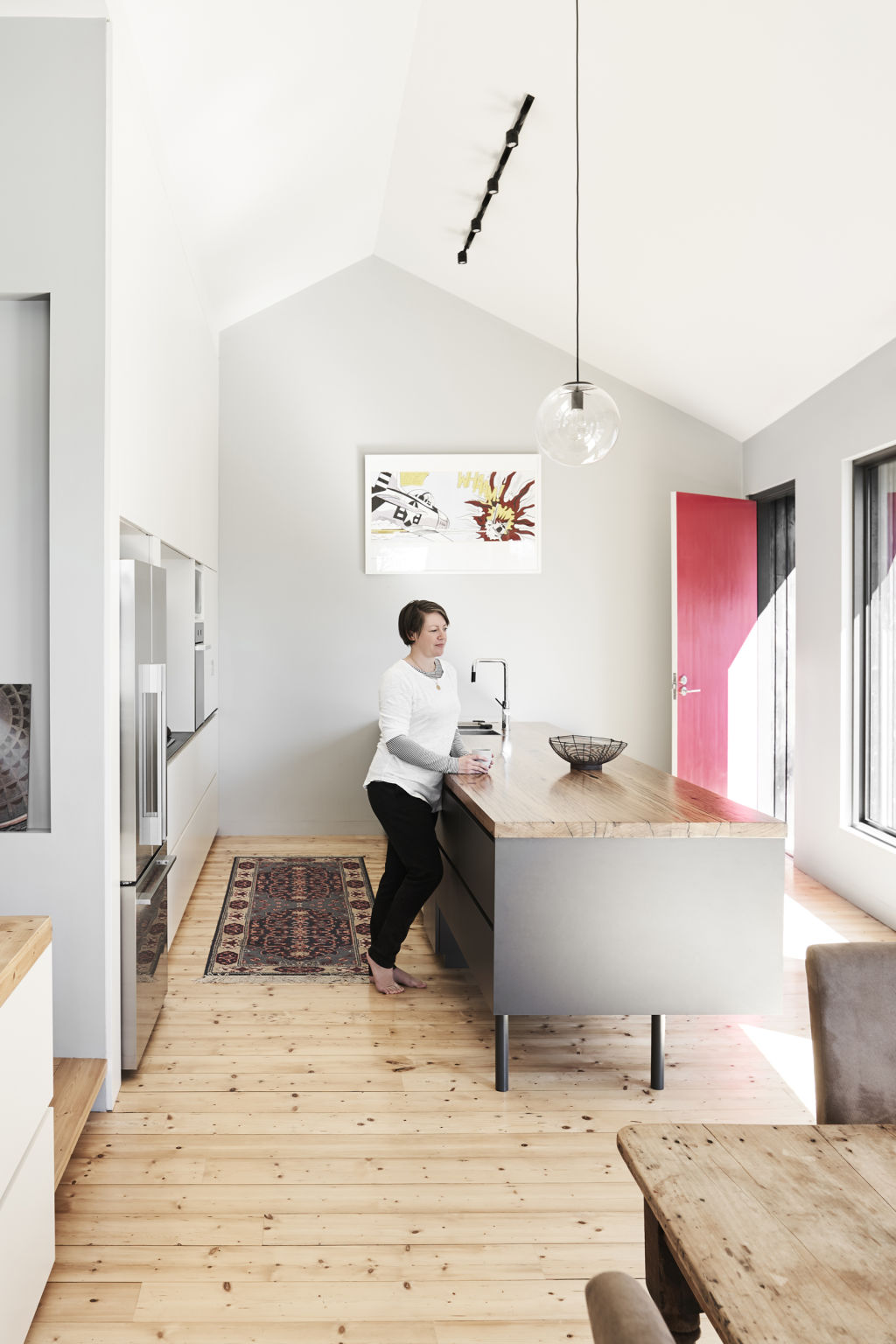 An original plan for an upstairs extension was scotched. Photo: Leon Schoots