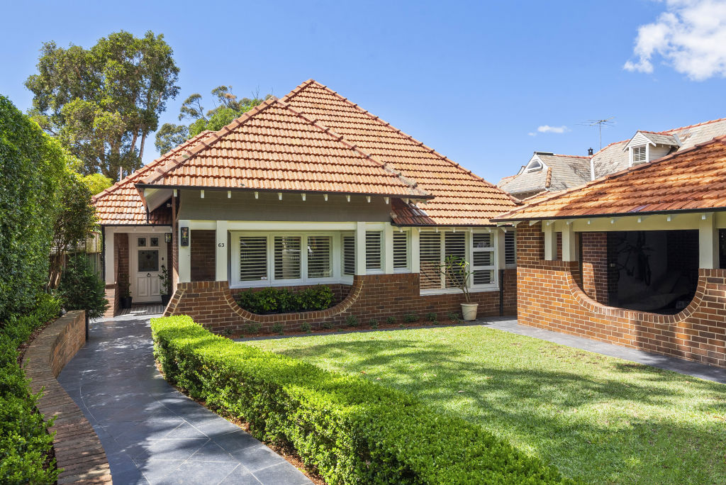 The four-bedroom house is set on 700 square metres on Mosman's Raglan Street. Photo: Supplied