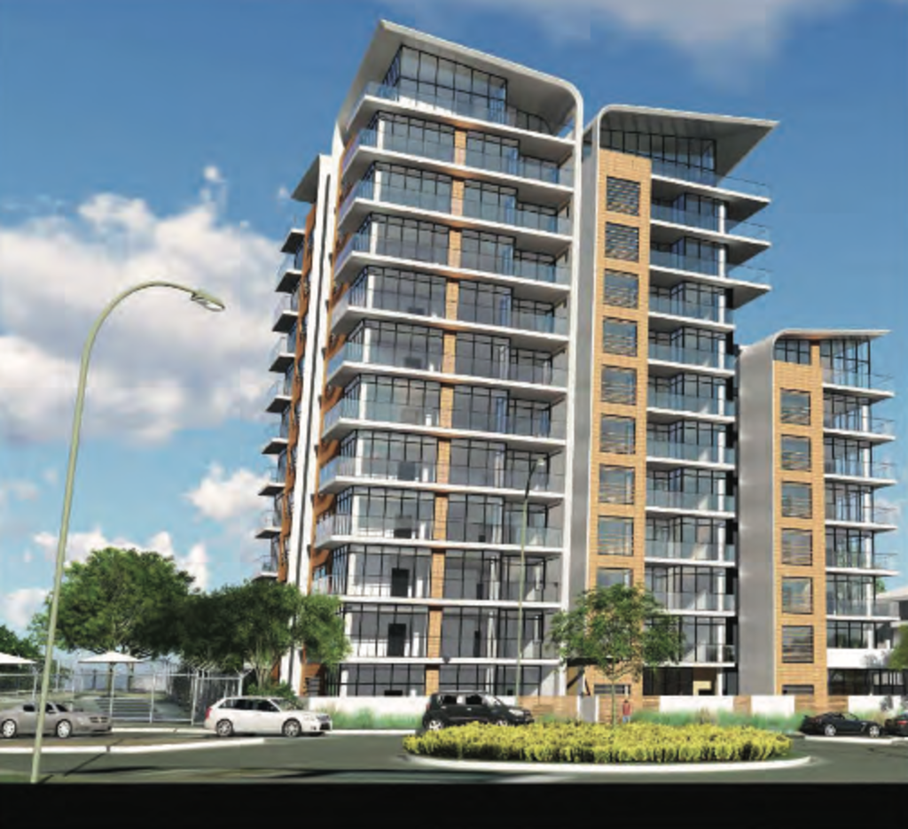 A digital sketch of the Forster apartment development. Photo: Supplied Photo: Supplied