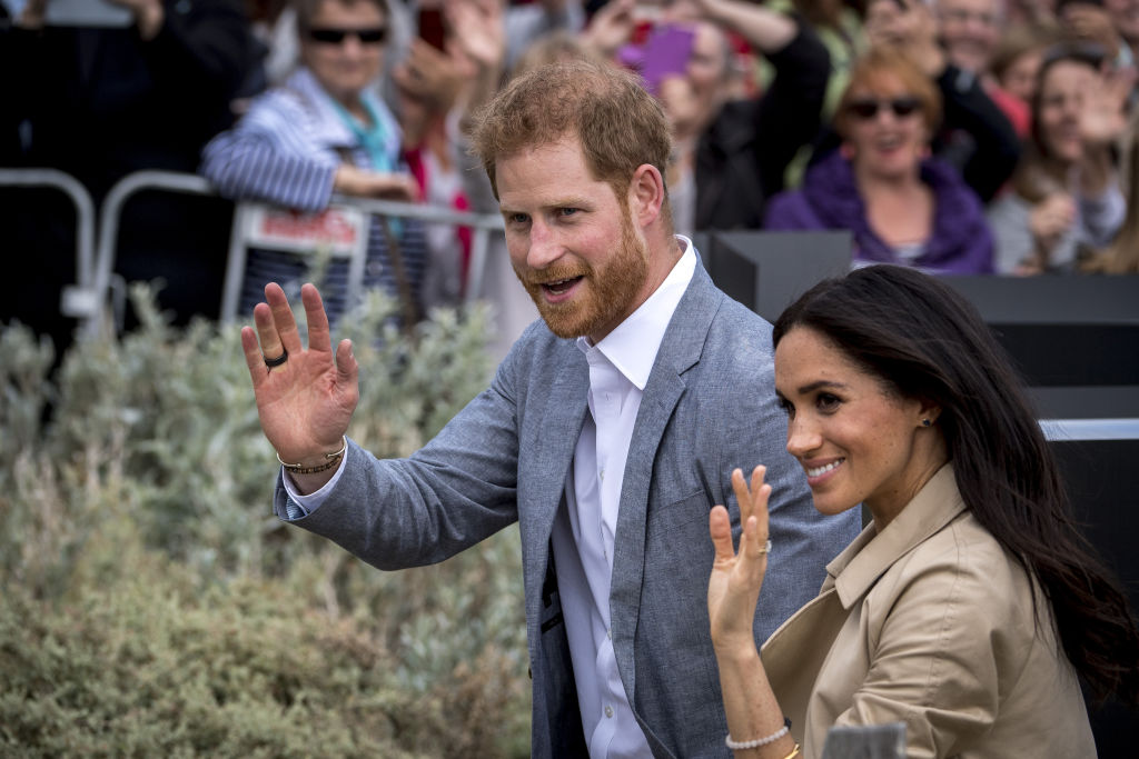 Prince Harry the Duke of Sussex and his wife Meghan the Duchess of Sussex. Photo: Eddie Jim
