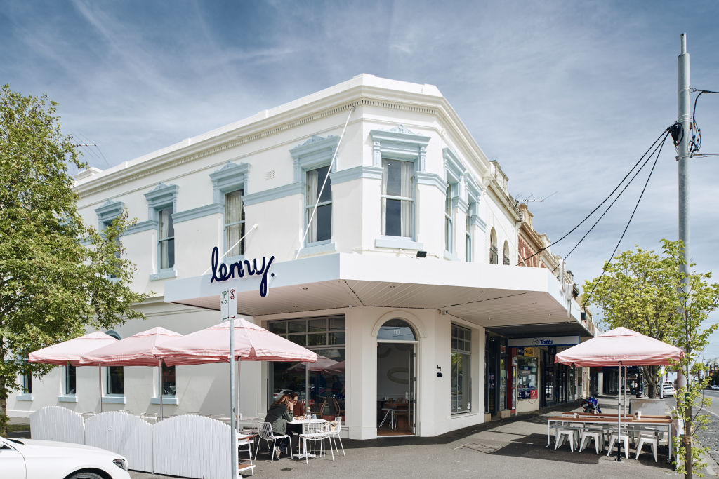 Cafe Lenny in Melbourne's Albert Park.  Photo: Simon Shiff