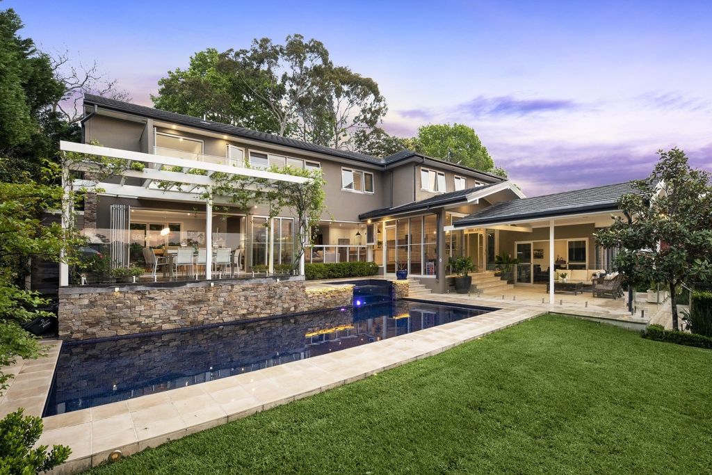 The 1745-square-metre Pymble property sold for $5.555 million.