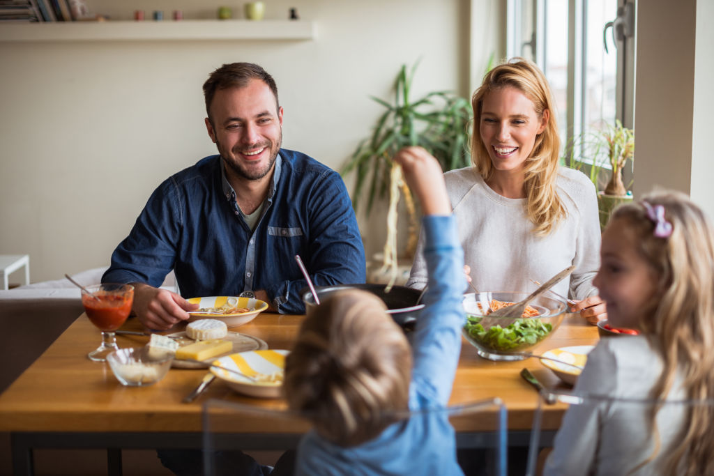 A separate space helps keep little feet from stomping through and distracting you. Photo: iStock