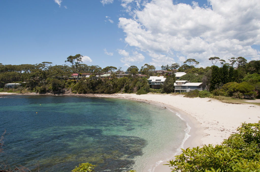 A residential strip in Mollymook NSW