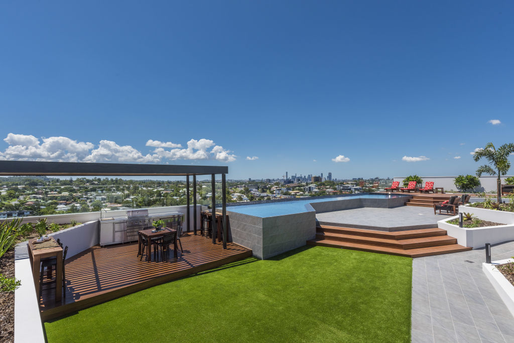 The stunning rooftop at Westside Indooroopilly will be open for inspection for 48 hours straight starting from Thursday, November 29. Photo: Place Projects Photo: Photo: Place Projects.