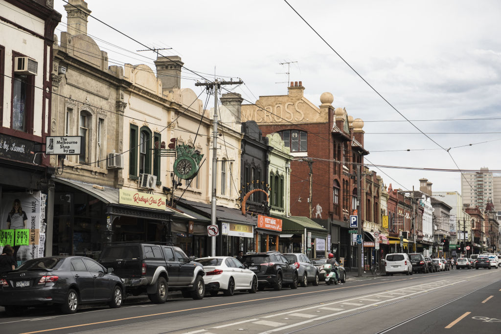 Brunswick Street, Fitzroy. Photo: Bec Dickinson.