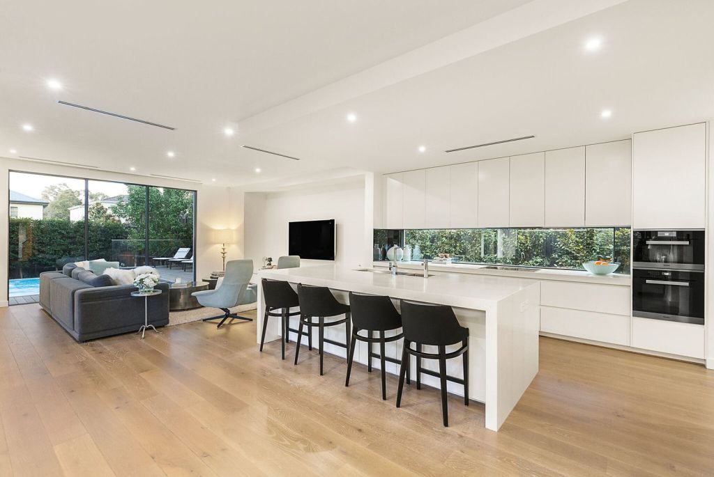 The kitchen at 53 Leura Grove, Hawthorn East. Photo: Marshall White Photo: Marshall White