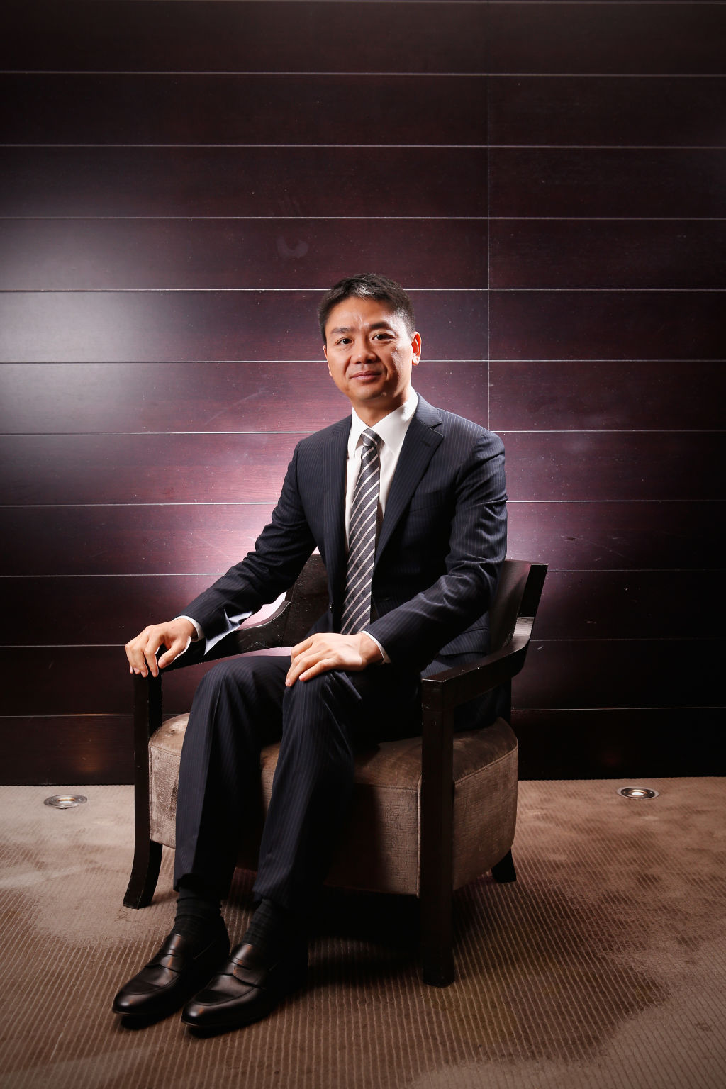 Richard Qiangdong Liu is the founder of Chinese internet company JD.com. Photo: Darrian Traynor Photo: Darrian Traynor