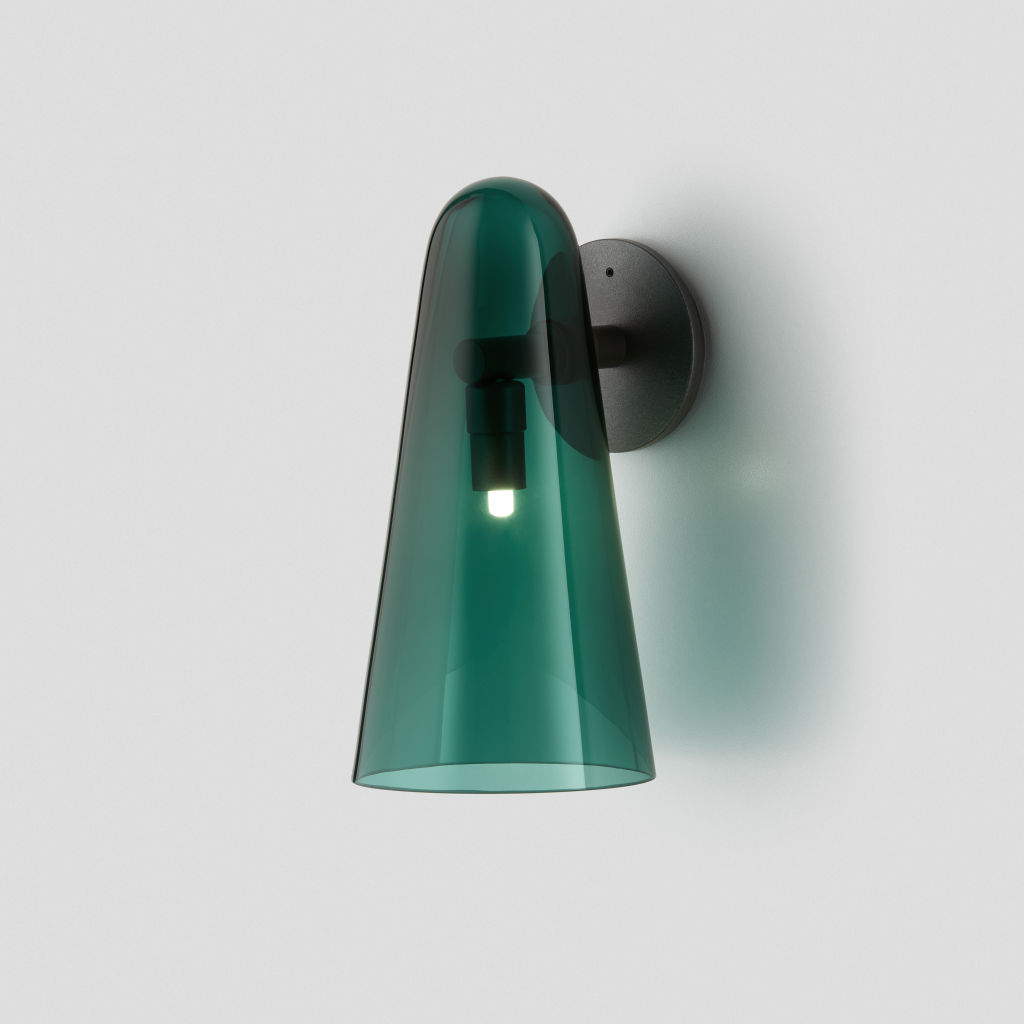 Domi Wall Sconce from Drunken Emerald Capsule Collection by Articolo. Photo: Supplied