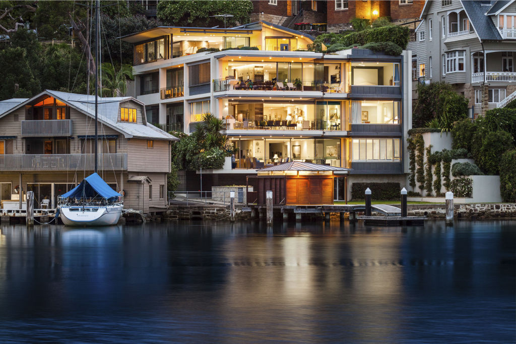 John Kinghorn sold his house to buy a waterfront penthouse on Mosman Bay for $10.22 million.