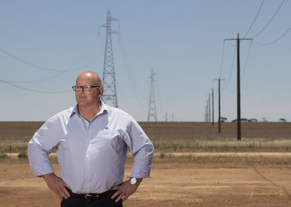 Roger Griffiths feels a degree of pride for having a hand in the solar developments. Photo Leigh Henningham Photo: Leigh Henningham