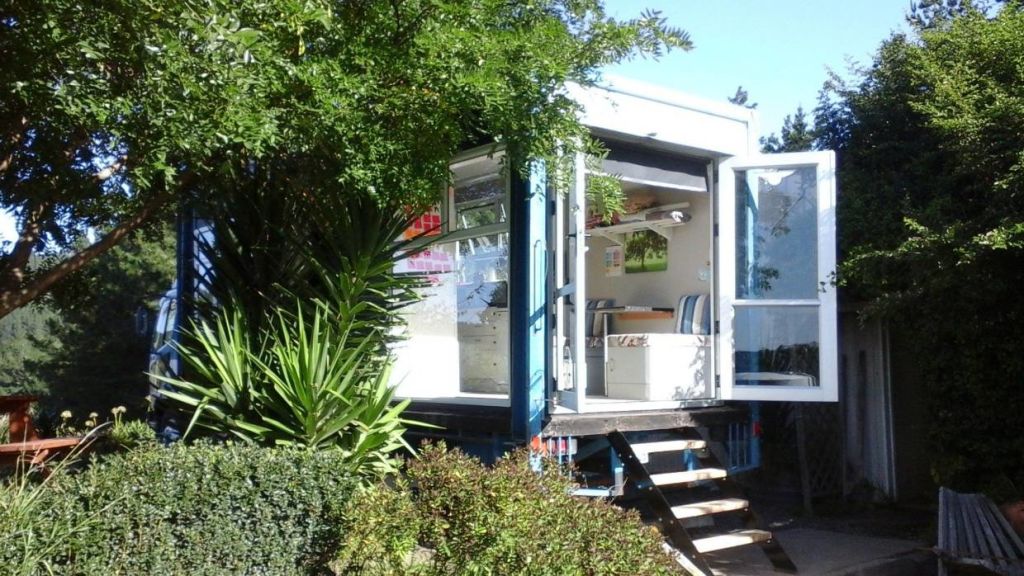 The house truck has a full-size dishwasher, fridge and shower. Photo: Supplied