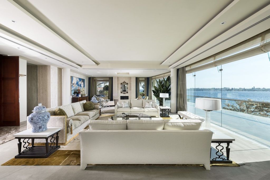 The home on the Swan River foreshore includes a private boat launch. Photo: William Porteous Properties International