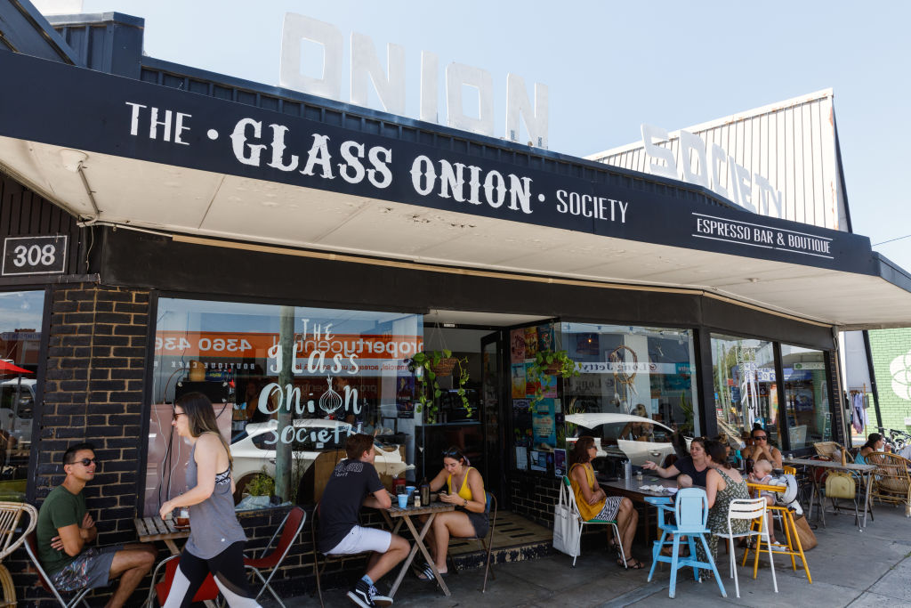 The Glass Onion Society stays open past dark on weekends, fuelling the night time economy. Photo: Steven Woodburn Photo: Steven Woodburn