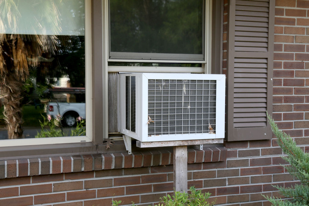 Old window airconditioners are much less efficient than newer models.