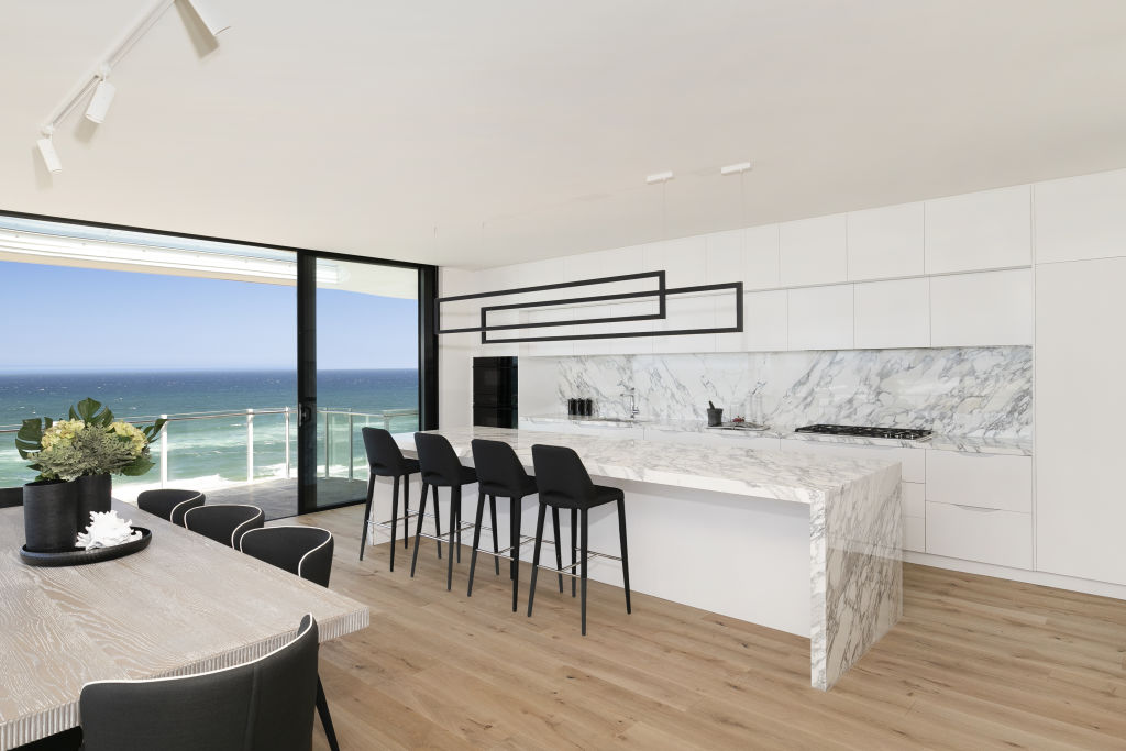 The kitchen is fitted with Wolf Sub-Zero appliances and a butler's pantry. Photo: Supplied