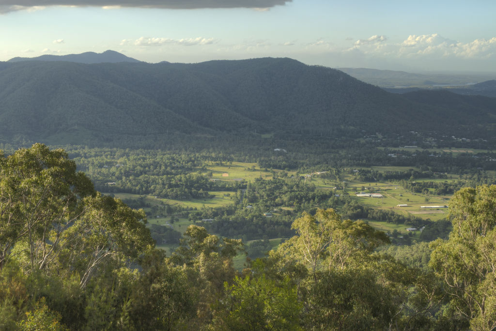 Peak into this valley and you'll find a country town in full bloom