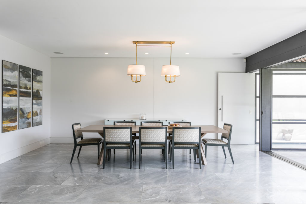 The property has contemporary interiors, a gym, a yoga room and a pool. Photo: Supplied