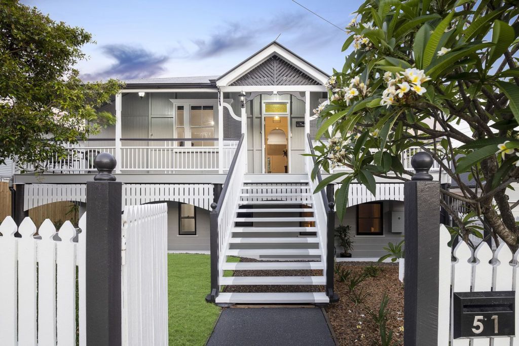 Beautiful Queenslanders like 51 Apollo Road, Bulimba (pictured) were passed over for brick homes in suburbs like Kenmore in the 1990s. Photo: Place Estate Agents Bulimba Photo: Place Estate Agents Bulimba