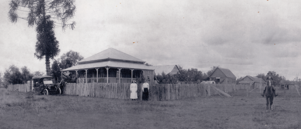 The old Willowbrook farm homestead in North Maclean, Queensland. Image taken by an unknown descendant of the original owners.