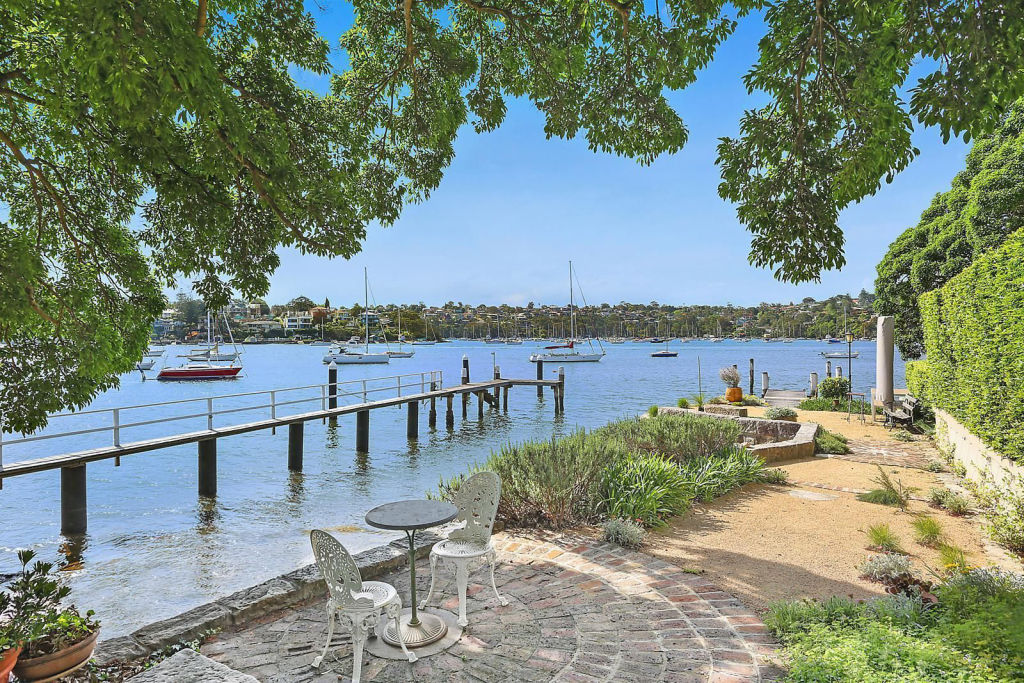 The Curtin family's waterfront property has a private jetty and a pool. Photo: Supplied