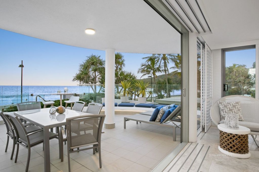 The La Mer apartments at Hastings Street, Noosa Heads, are the kind of real estate that owners hold on to for generations, says Tom Offermann. Photo: Tom Offermann Real Estate Photo: Tom Offermann Real Estate