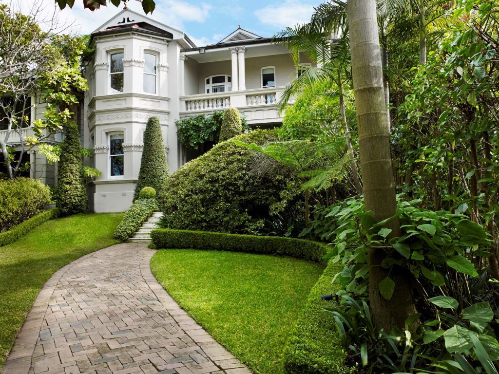 The Federation mansion in Centennial Park that Annabel Spring calls home.