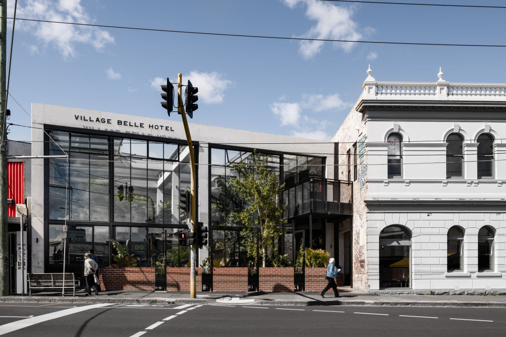 Old and new structures provide a contrast that's hard to miss. Photo: Tom Blachford Photo: Tom Blachford