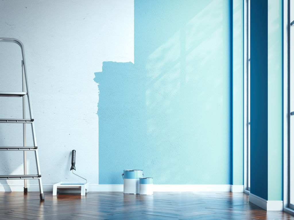Painting in very hot conditions will result in water evaporating. Photo: iStock