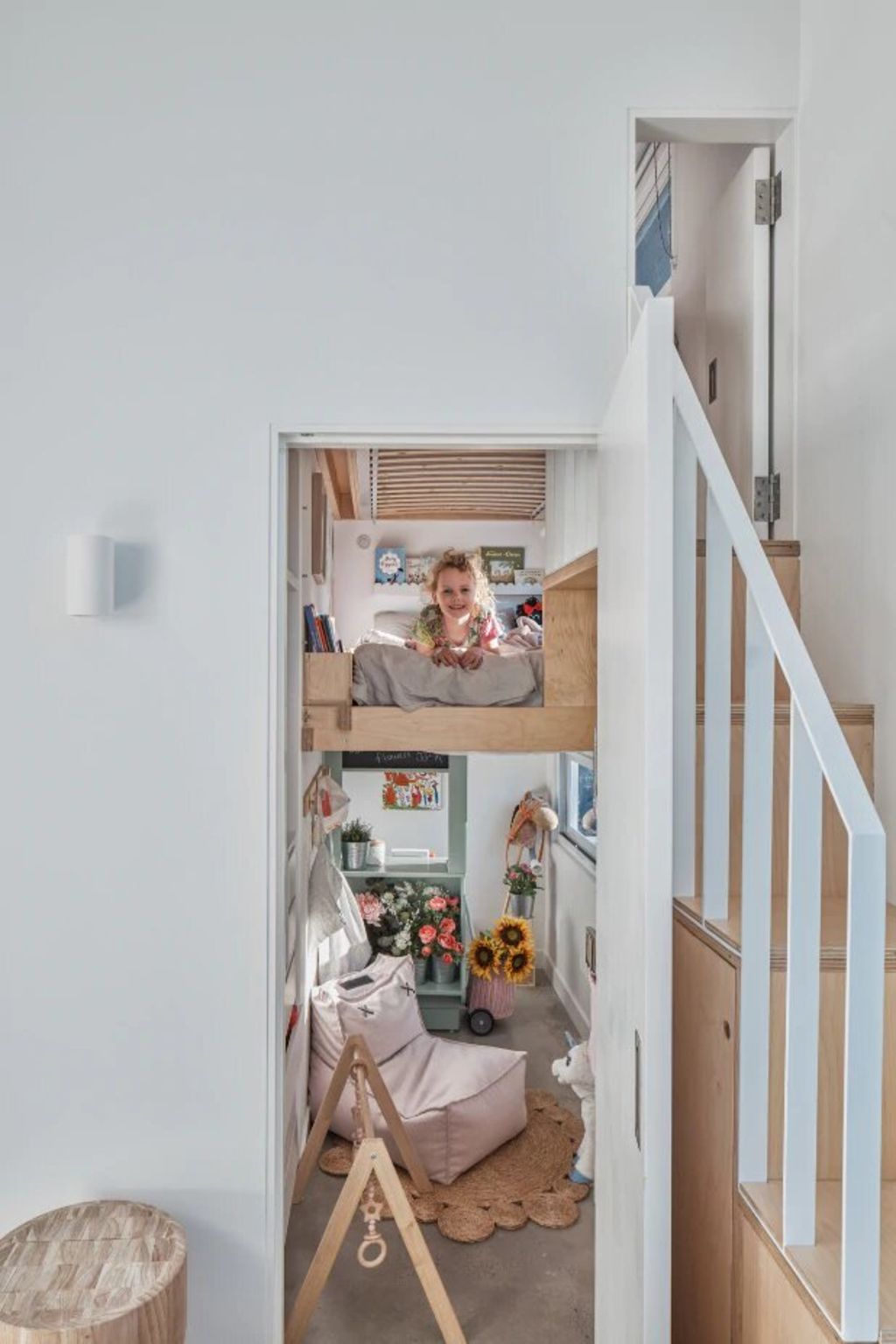 There is a small toy room beneath the beds. Photo: Andy MacPherson