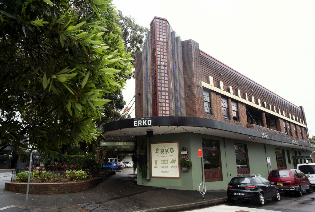 Erskineville is known for its popular pubs, including The Erko.