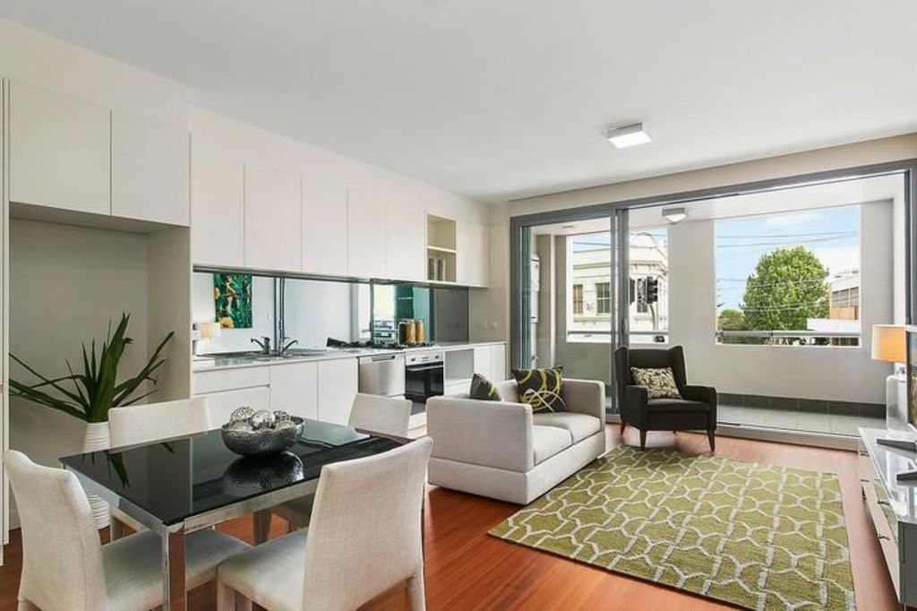 This one-bedroom unit in the inner Sydney suburb of Enmore has a net rental yield of 2.87 per cent, the highest of all properties on BrickX. Photo: Domain