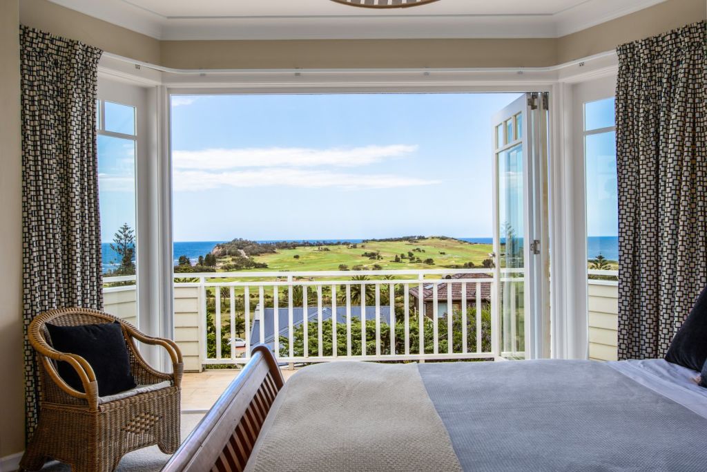 The home has ocean views.