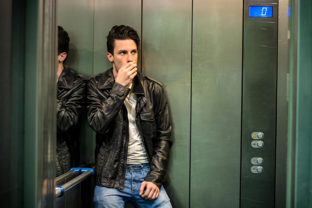 Getting trapped in a lift can be frightening.