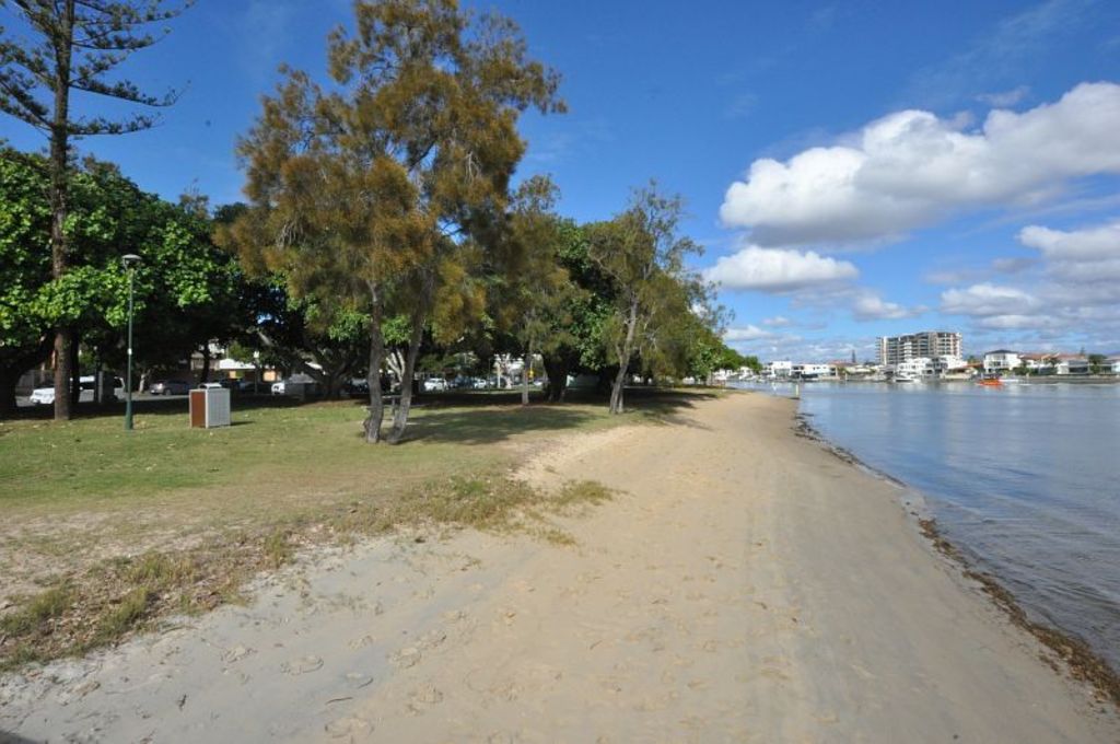 Budds Beach, in the heart of Surfers Paradise. Photo: Robbie and Associates Property Services