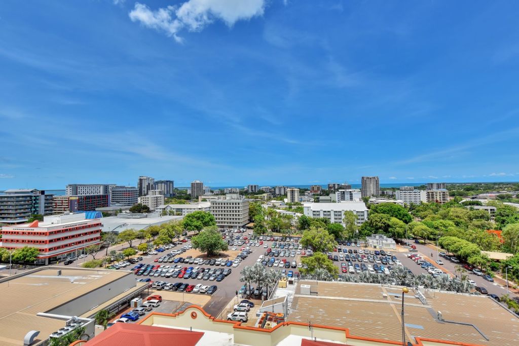 This two-bedroom apartment at 1004/24 Litchfield Street with views across Darwin city is for sale for offers over $380,000.