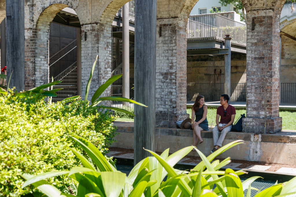 Paddington Reservoir Gardens, which is near a cluster of newer builds. Photo: Steven Woodburn