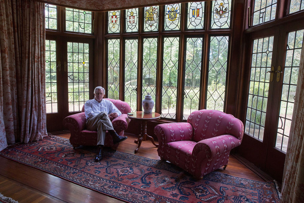 Former Liberal leader John Hewson in his Exeter home Invergowrie.  Photo: Michelle Mossop
