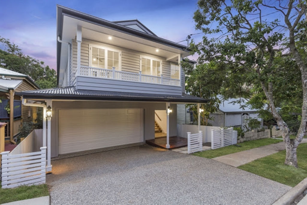 After: The brand new 50 Deighton Street, Dutton Park is now a stunning Hamptons-style home worthy of its inner-city location. Photo: Ray White Stones Corner