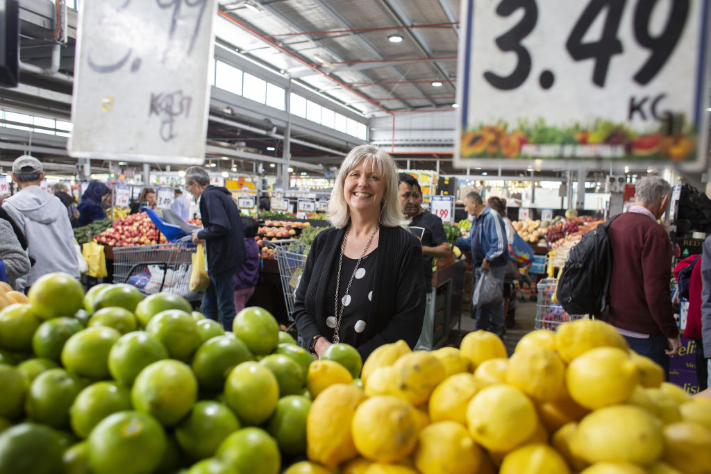 Jennifer Hibbs, the general manager of the Dandenong Market.  Photo: Stephen McKenzie