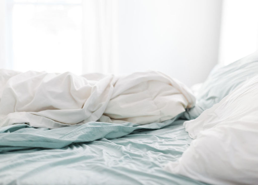 Do messy bedsheets equal messy relationships? Photo: Stocksy