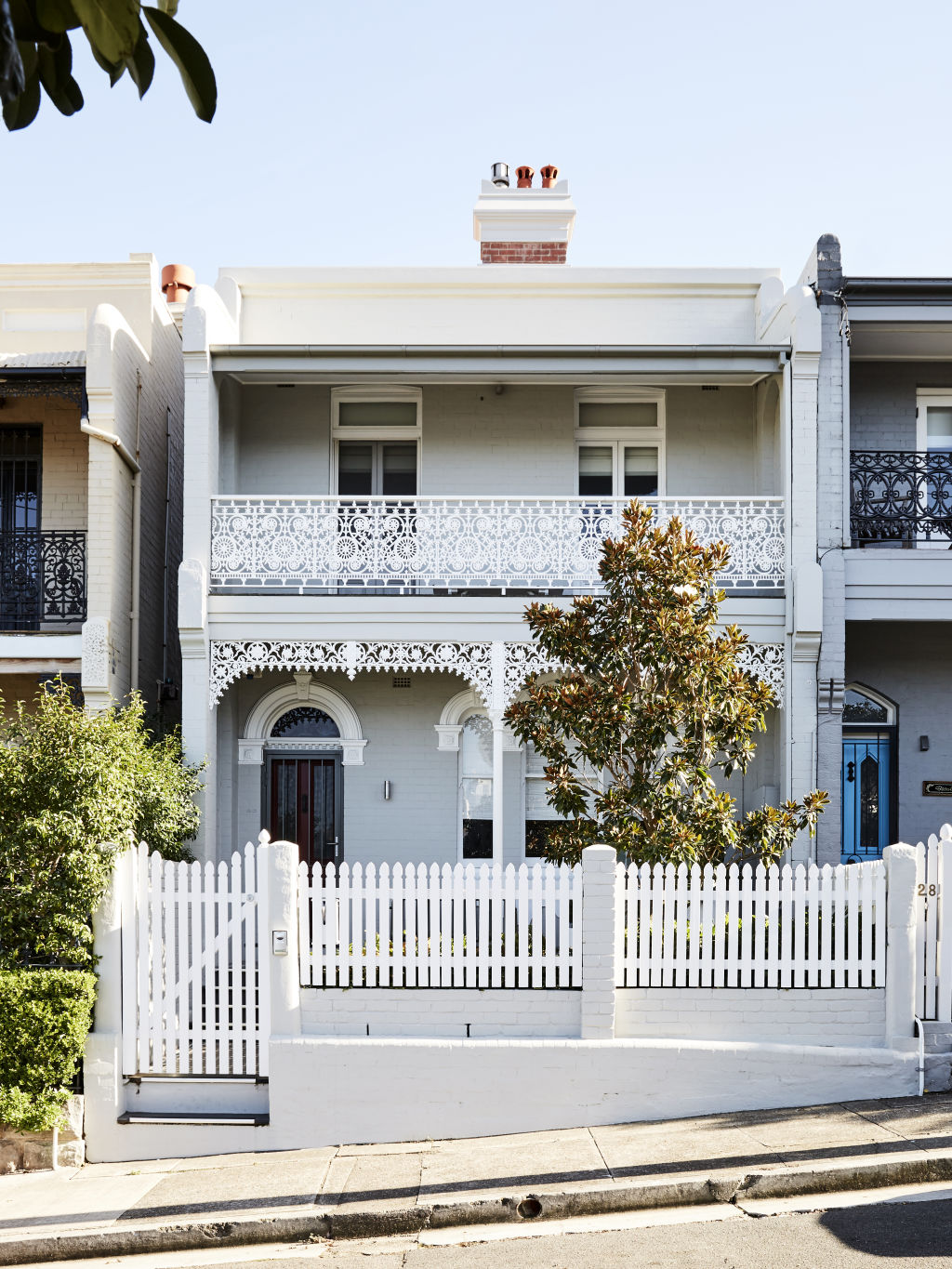 A true traditional terrace in Balmain.  Photo: Caitlin Mills Styling: Annie Portelli