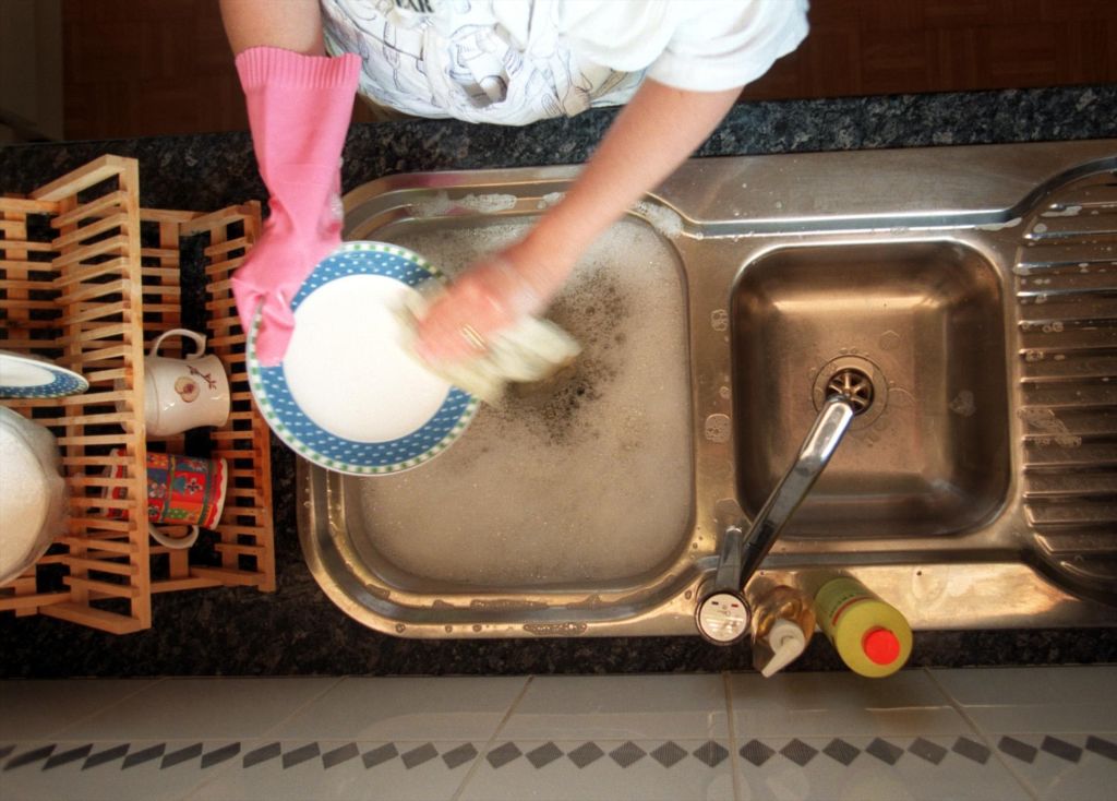 Unsurprisingly, arguments about household chores were the top reason for arguments among couples with kids. Photo: iStock