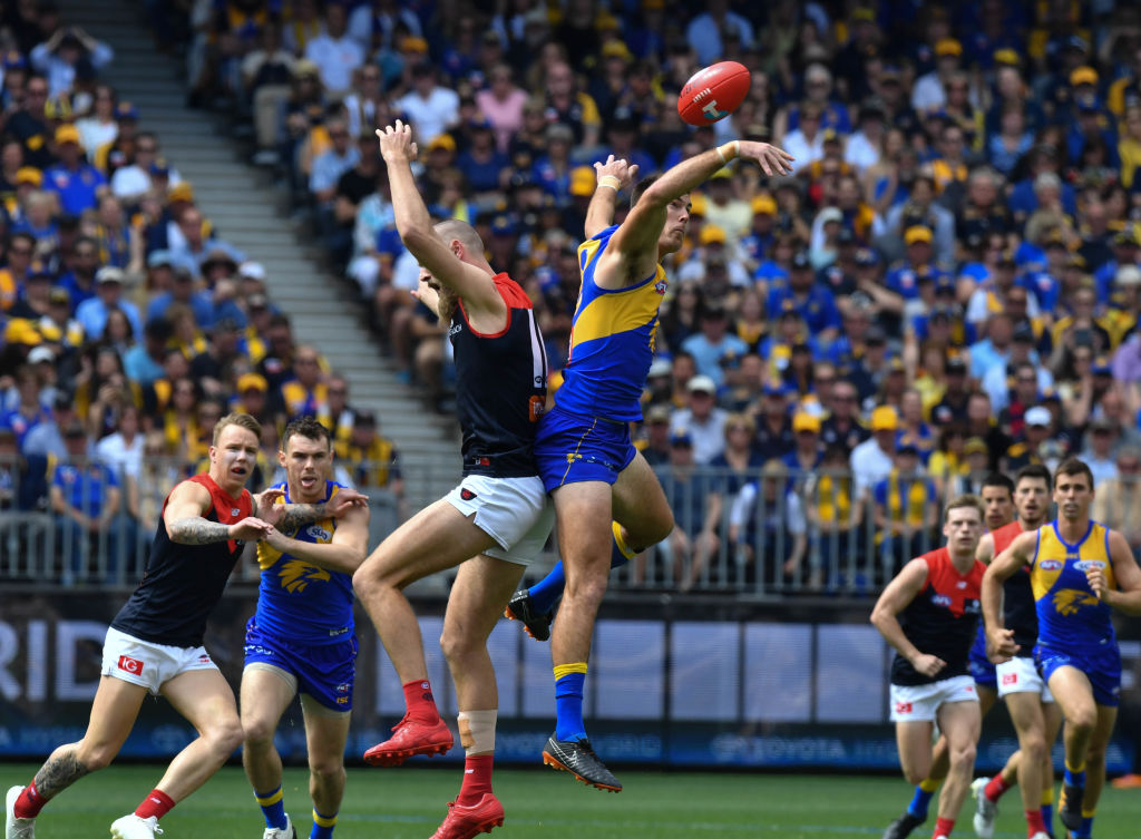 Helping his teammates and being a leader is an important part of being captain to Gawn. Photo: Joe Armao