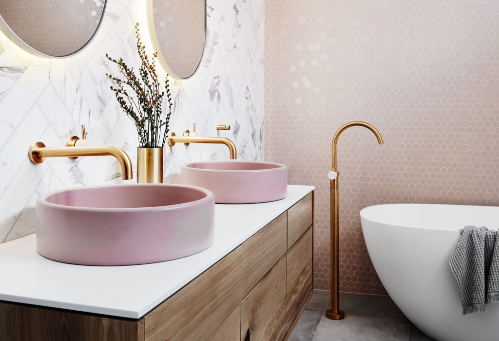 You want your bathroom taps to look good, but also function well, too. Photo: Lisa Cohen